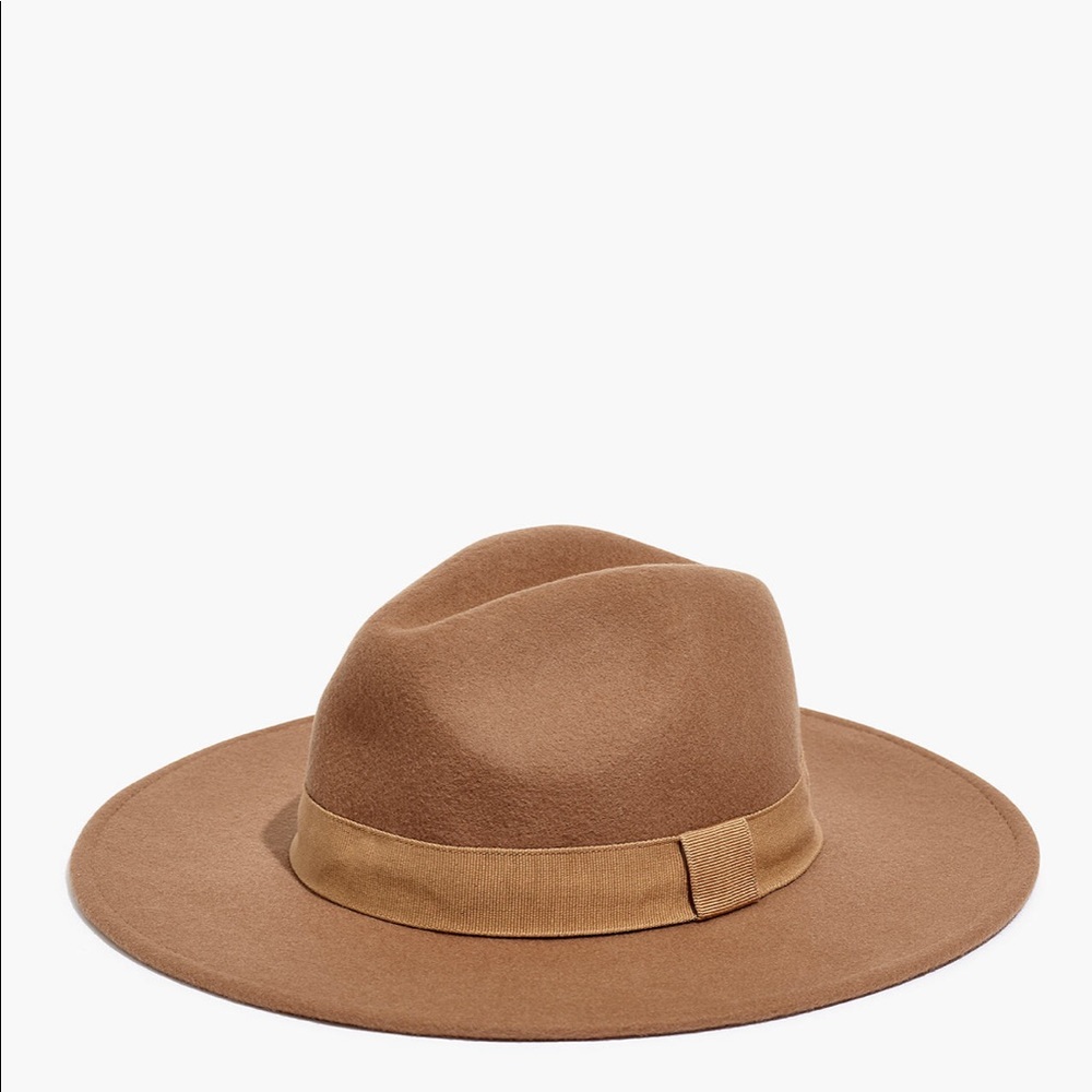 Madewell x Biltmore Shaped Felt Hat in Camel